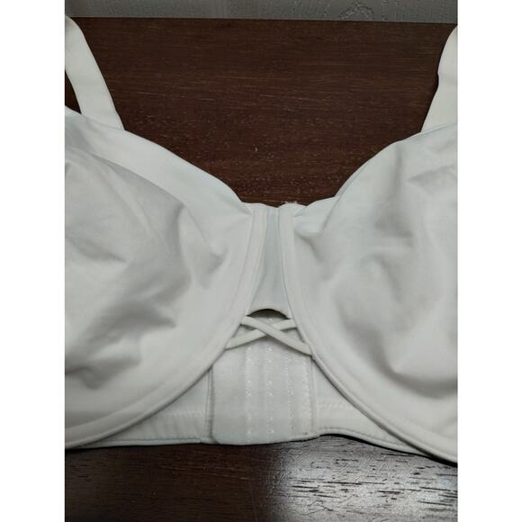 Vanity Fair Size 44DDD White Radiant 2-Ply Back Smoothing Underwire Bra 76571 - Picture 4 of 5